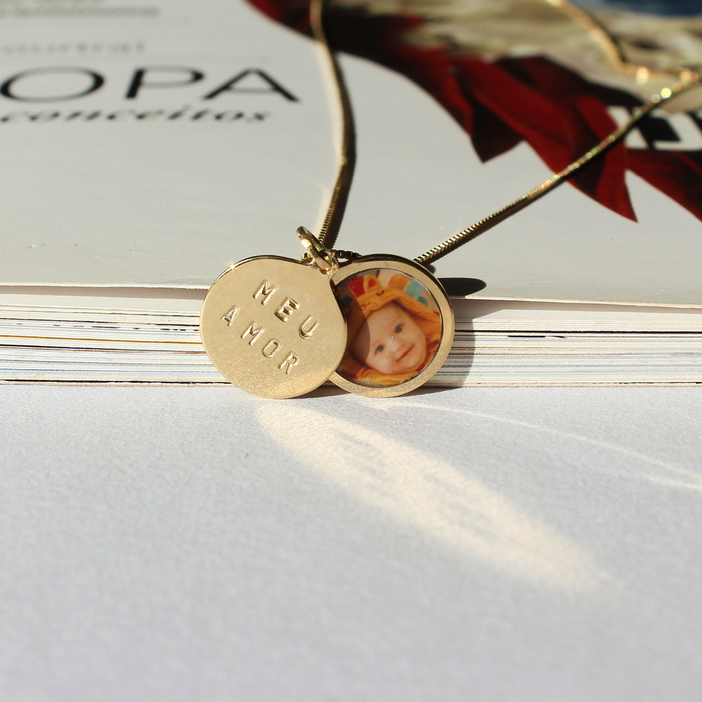 Colar Registro em ouro 18k ou prata 960