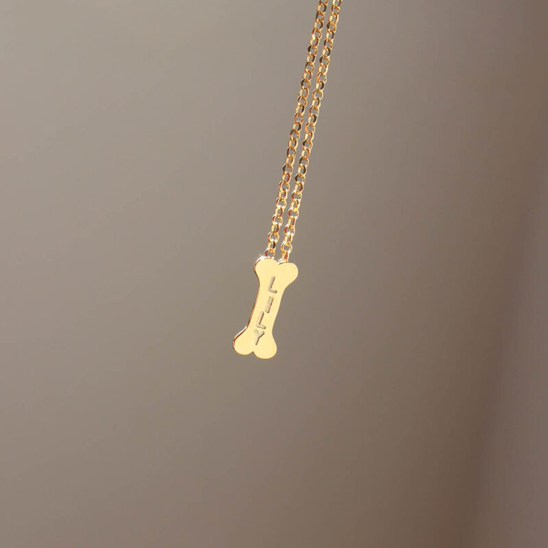 Colar Ossinho em ouro amarelo 18k